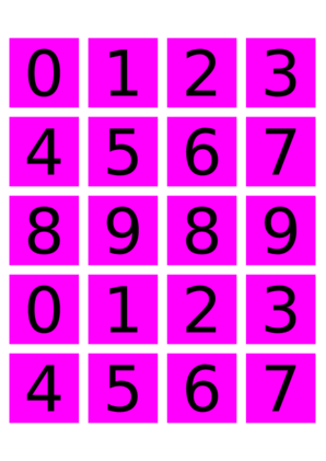 Number Tiles